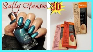 NEW Sally Hansen Design 3D Nail Stickers || LaShenny21Nails screenshot 3