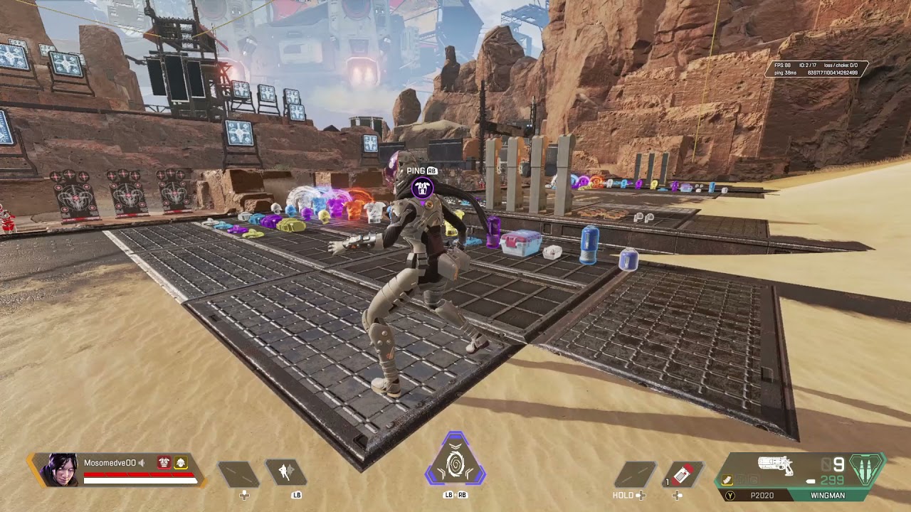 Apex Legends Wingman firing range