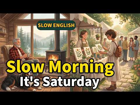 My English Saturday Morning — Slow and Relaxed Weekend Routine ｜ English Conversation Practice