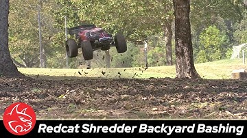 Just Shred! Redcat Shredder ⅙ Scale Electric RC Truck Backyard Bashing Session