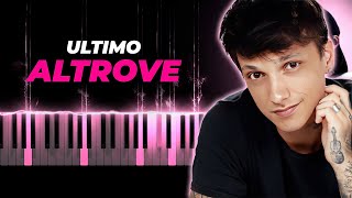 Ultimo - ALTROVE - piano karaoke instrumental cover testo