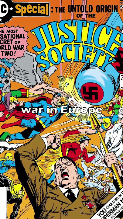 Why the JSA didn't fight in WW2 #shorts  #comic #dccomics