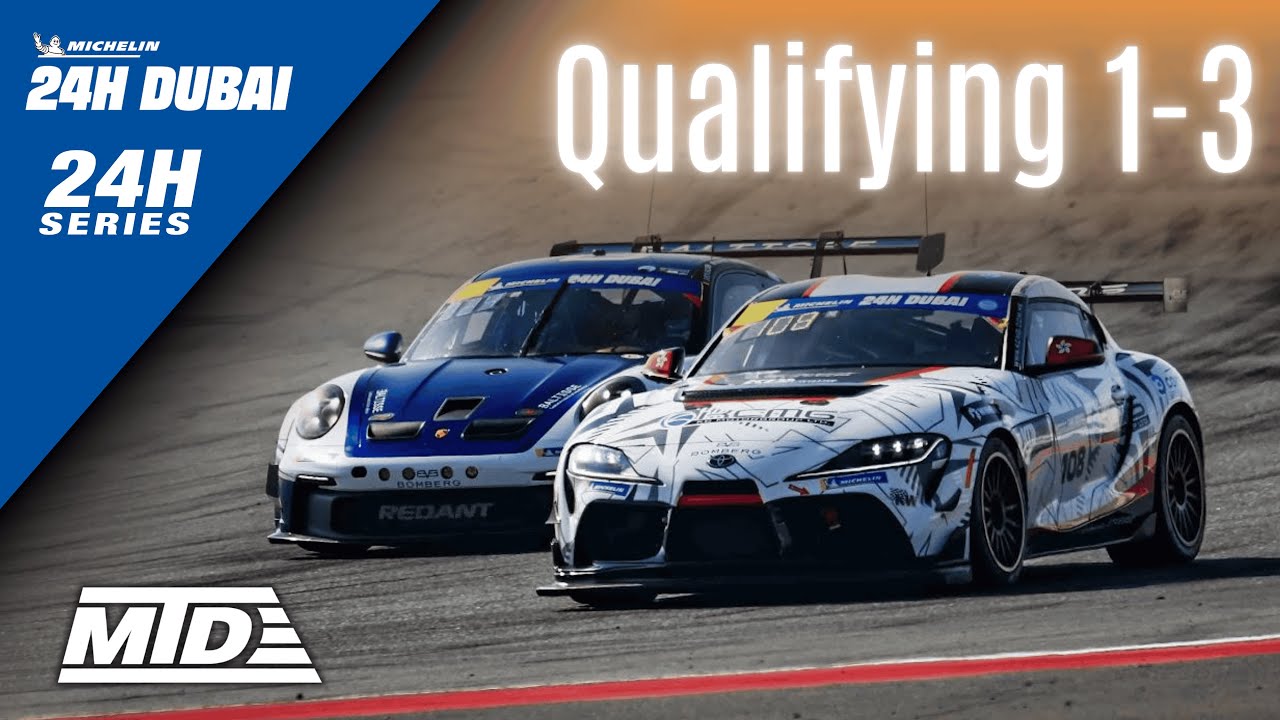 Michelin 24H Dubai 2026 | Qualifying 1-3 – alle Klassen (Deutsch)
