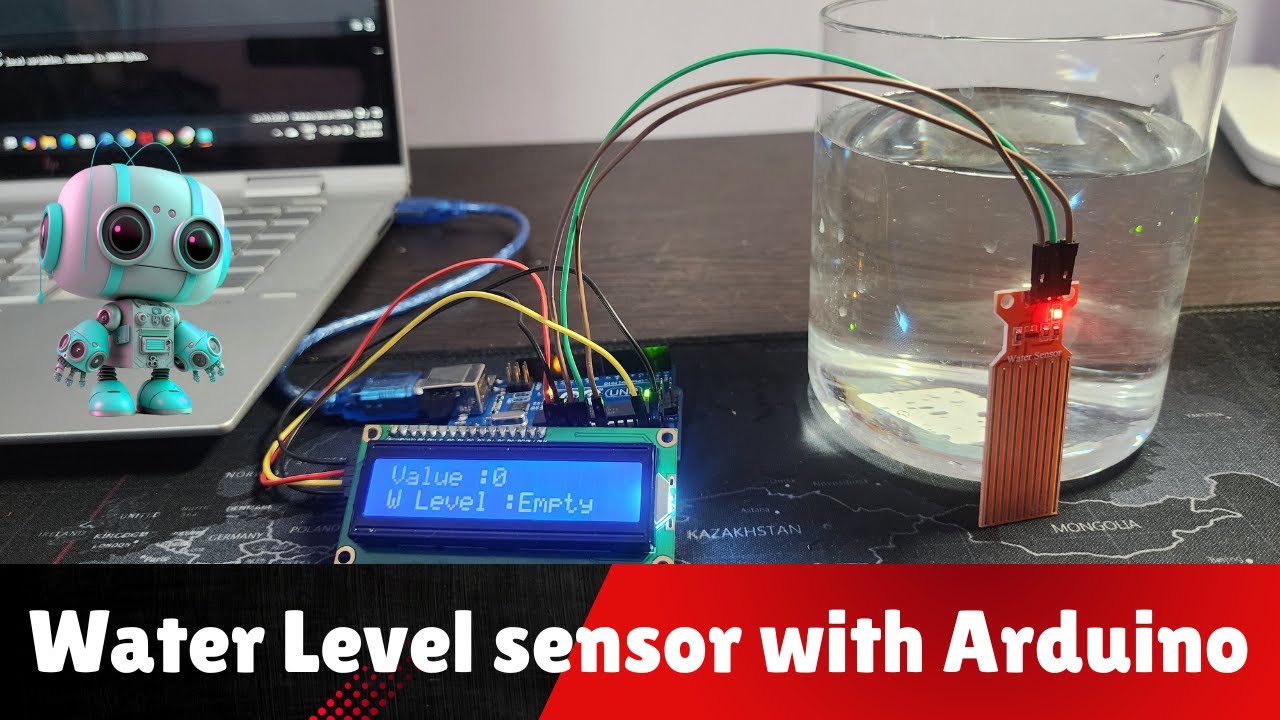 WATER LEVEL SENSOR with Arduino UNO | How to use WATER LEVEL SENSOR ...
