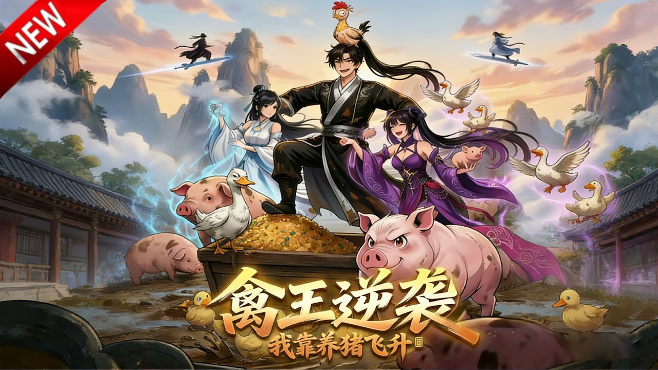 💥【新番上线】废柴杂役觉醒神级饲养系统，靠喂鸡喂鸭逆袭成仙，横扫修仙界！《禽王逆袭：我靠养猪飞升》全集 Multi SUB #热血 #漫剧 #动漫魔女