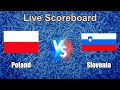 Poland vs Slovenia Live Score - Int. Friendly Games