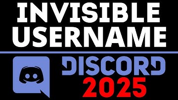 How to Get Invisible Username on Discord - 2025 - Make Discord Name Invisible