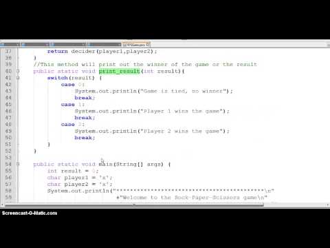 Rock_Paper_Scissors Game Java