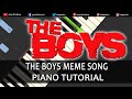 The boys meme piano song  how to play the boys on piano  piano cover  piano tutorial  ganesh kini