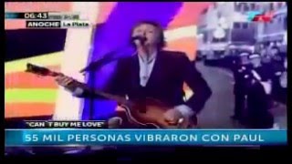 Paul McCartney - Cant Buy Me Love (La Plata 2016) - Transmisión TN
