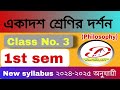 একাদশ শ্রেণির দর্শন (Philosophy), 1st sem Class no. 3 // Darshan Coaching Centre  is live