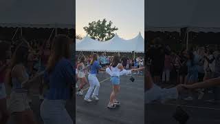 OPA Greek dancing at St Spyridon Greek Fest in Palos Heights OpaChicago com 7-9-23