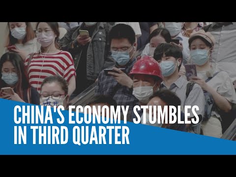 China's economy stumbles in third quarter