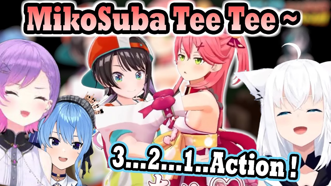 Miko Mocks Suisei & Towa For Not ‘Tee Tee’ Enough Ends Up Dragged Herself In It ! 😂