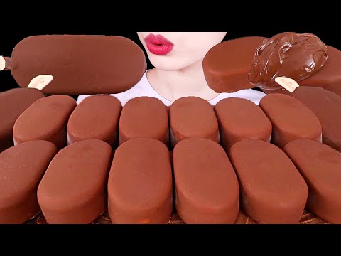 【咀嚼音】チョコアイスクリームパーティー、 ティコ、マグナム｜ASMR MUKBANG｜CHOCOLATE ICE CREAM PARTY EATING SOUNDS 먹방