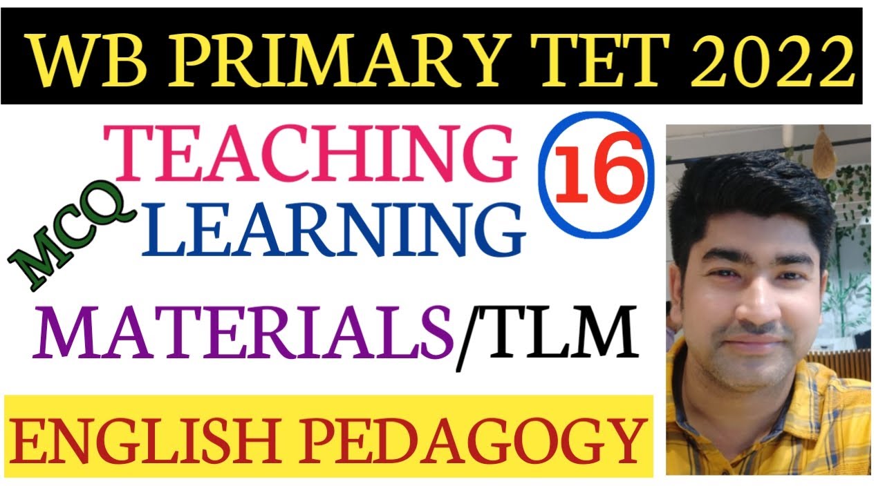 Target CTET&TET2022/TEACHING AIDS & MCQ/Class16/ENGLISH PEDAGOGY