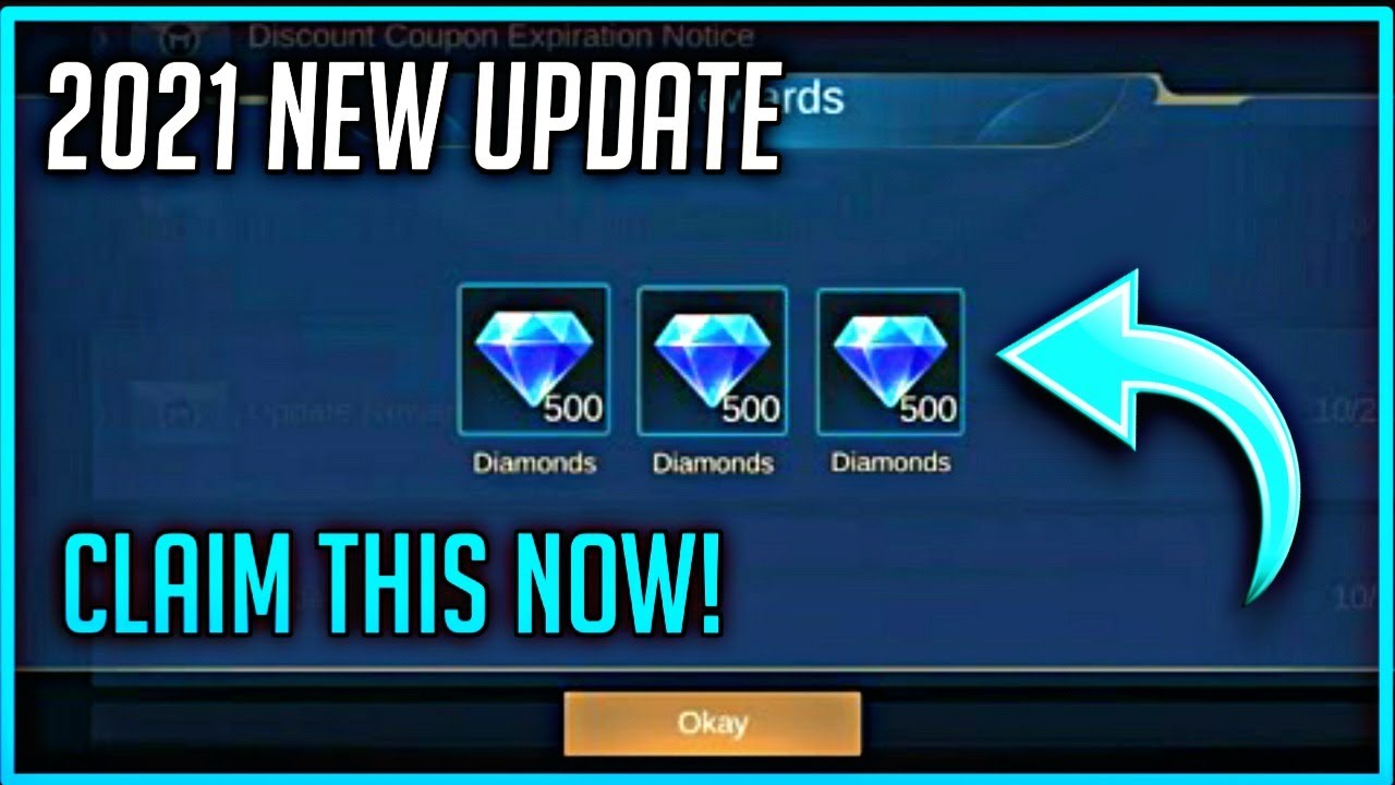 New Free Diamonds Mobile Legends Free Diamonds New Event 2021 Youtube