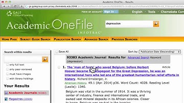 Subject Searching in Article Databases - Chemeketa Commuity College