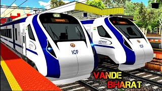 VANDE BHARAT EXPRESS JOURNEY IN MSTS || Train-18 IRTS screenshot 3