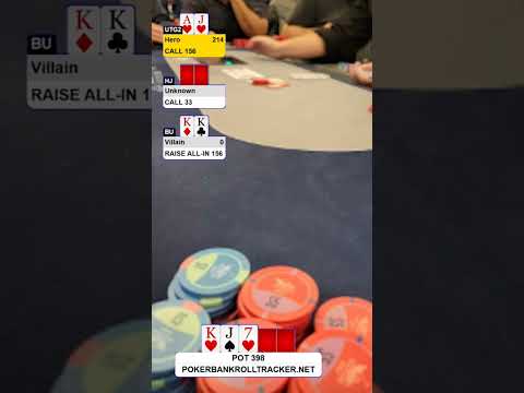 1/2 Texas holdu0027em poker, can we get lucky and suck out against a flipped set of Kings?