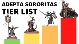 Adepta Sororitas Unit Tier List in Warhammer 40K 10th Edition  Best Sisters of Battle Datasheets?