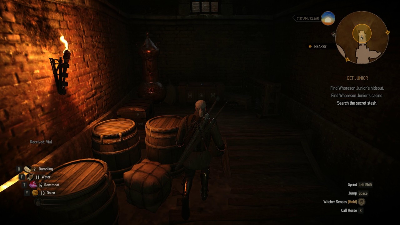 Find Whoreson Junior's Secret Stash The Witcher 3 YouTube