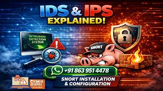 🚨 IDS &amp; IPS Explained! | Ultimate Snort Installation &amp; Configuration Guide 🛡️🔒 In Telugu | Cyberguru