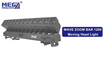 VAVE ZOOM BAR 12x60W RGBW LED Pixel Bar Moving Head Light for Concert Event DJ Club Stage Lighting