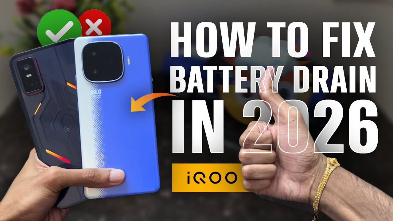 How To Fix Battery Drain & Battery Health In Iqoo Neo 10r & Infinix GT 30 Pro In 2026🔥