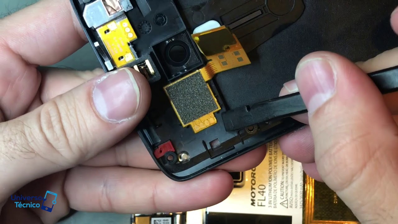 Como consertar / trocar o flash do Moto X Play - YouTube