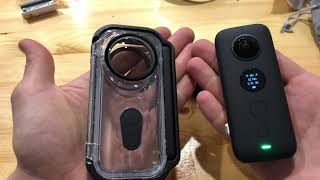 Extended selfie stick, Venture Case v2 and Back bar waist strap accessories  Insta360 ONE X review
