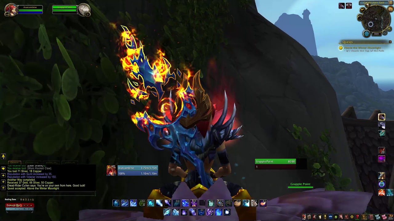 World of Warcraft FREAKZ ( STORMHEIM QUEST LINE) ABOVE THE WINTER