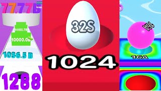 2048 Balls 3D [Unlocked 32S, 16S, 8S] vs Number Master Satisfying Games vs Ball Run 2048 & INFINITY screenshot 3