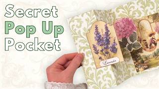 Junk Journal Secret Pop Up Pocket Tutorial — Easy Hidden Compartment You Can Make Today