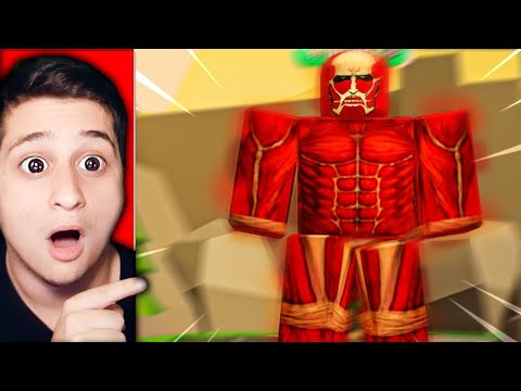 ტიტანების შემოსევა attack on titan Anime Fighters Simulator Roblox