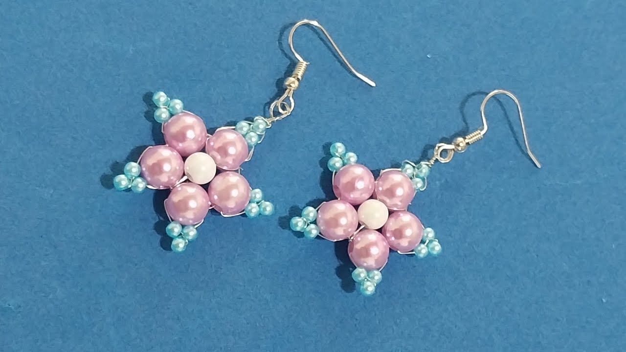 Como fazer chaveiro estrela de perolas