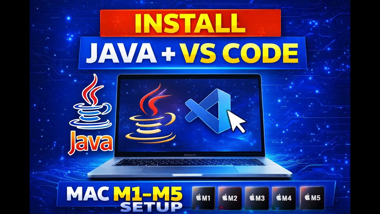 How to Install Java and VS Code on Mac M1/M2/M3/M4/M5 (Apple Silicon ...