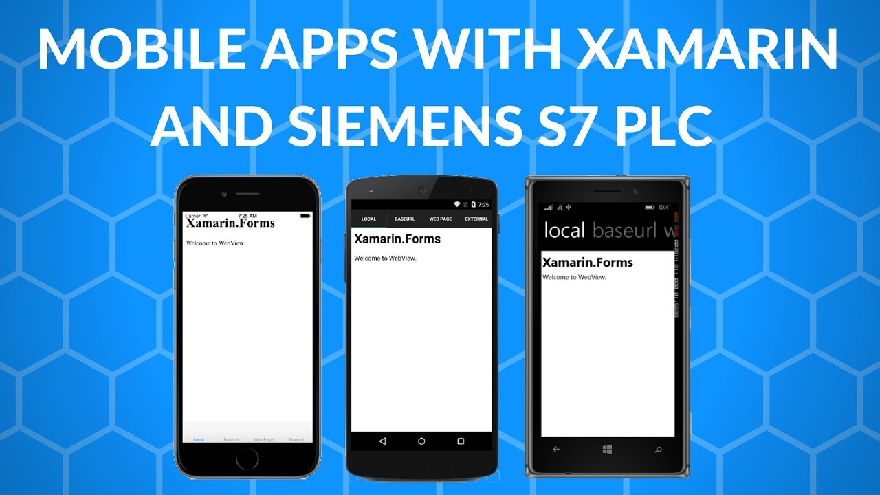 Create a mobile app with Xamarin Forms that connects to a Siemens S7 ...