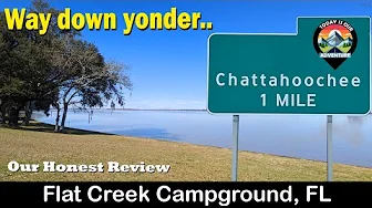 Flat Creek Family Campground Review in Chattahoochee FL #cheapcamping #wintercamping