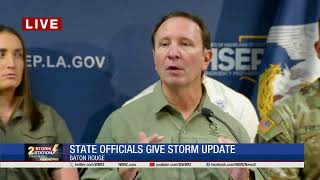 Governor Landry hosts final press conference before Francine landfall