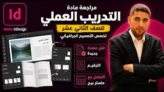 مراجعة الإنديزاين: فتح صفحة والترقيم والماستر بيج | InDesign: New Page, Numbering &amp; Master Page