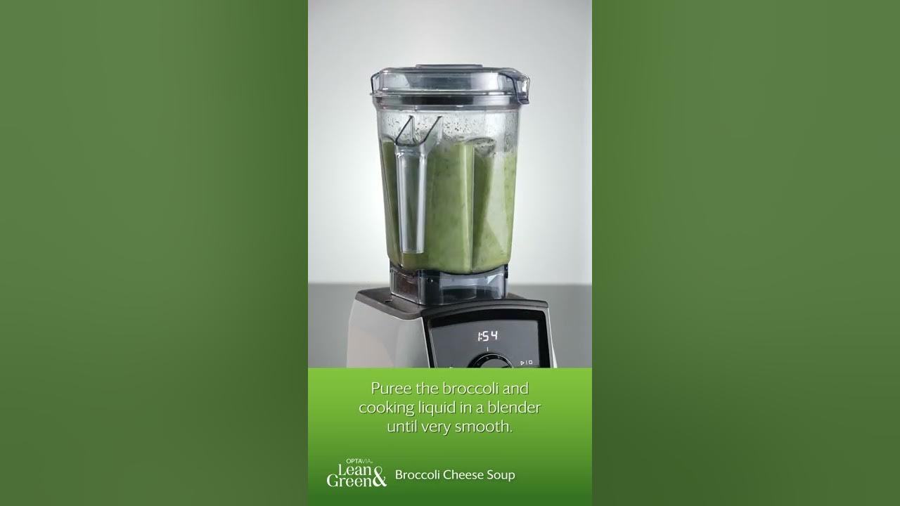 Broccoli Cheese Soup OPTAVIA Lean & Green Recipe YouTube