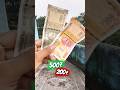 500₹ &amp; 200₹ Underground Experiment 😱💸 #shorts