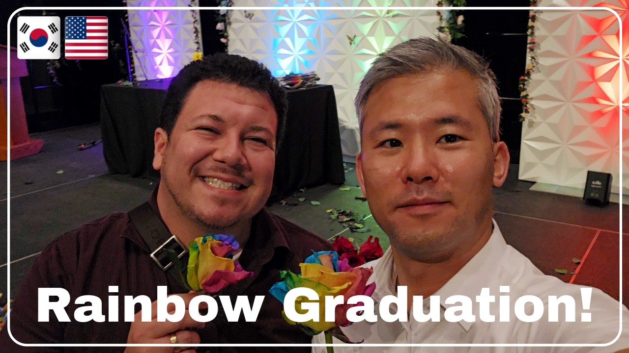 한미 게이부부의 무지개 졸업식 참석 / Attend a Rainbow Graduation
