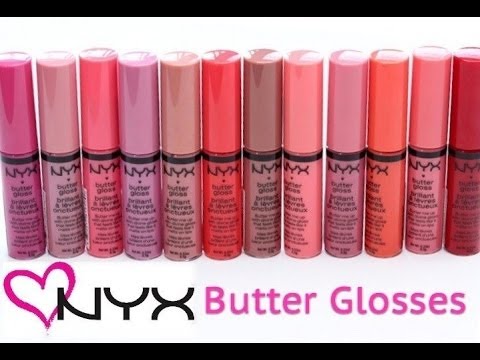 Video: NYX Intense Butter Gloss - Cherry Custard Review