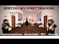 Hosting my first Training as my new rank- Life as a Facility Director (Stateview Prison, ROBLOX)