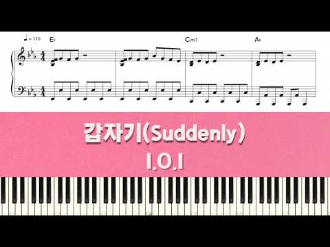 I.O.I (아이오아이) - 갑자기 (Suddenly) | Piano Tutorial | Sheet Music (피아노 악보)