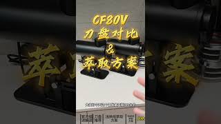 CF80V刀盘对比&萃取方案