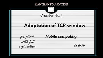 adaption of TCP