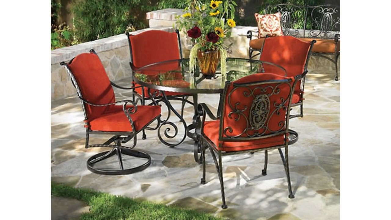 Diseño de muebles de patio de hierro YouTube